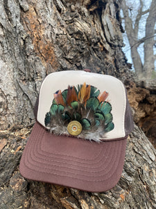 Feather Trucker hat