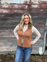 Load image into Gallery viewer, Champagne sheer lace top