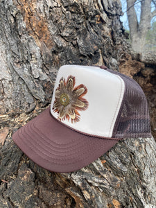 Feather Trucker hat