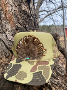 Feathered Trucker Hat