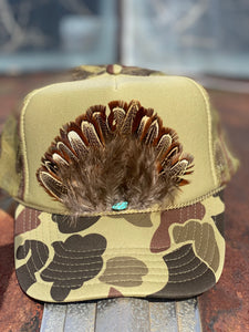 Feathered Trucker Hat