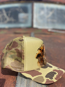 Feather Trucker hat