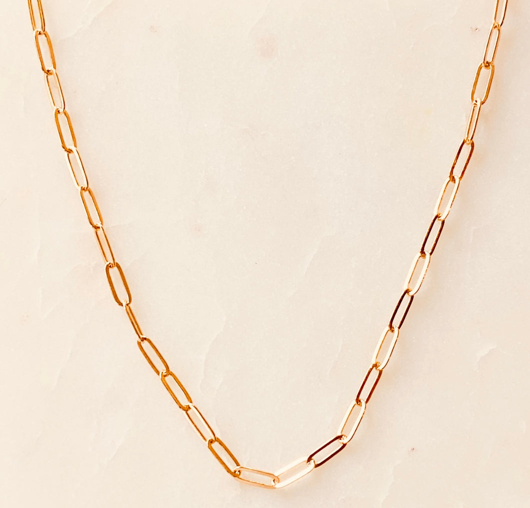 Dainty chain link necklace