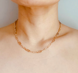 Dainty chain link necklace