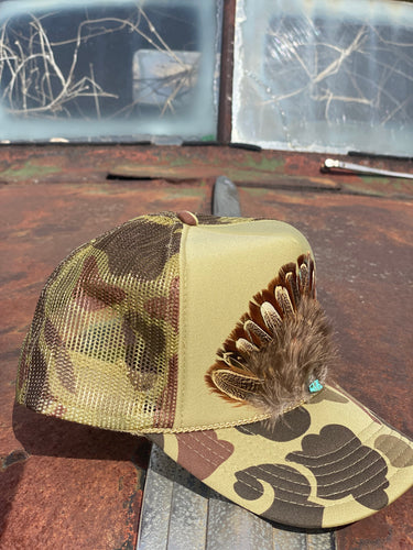 Feathered Trucker Hat