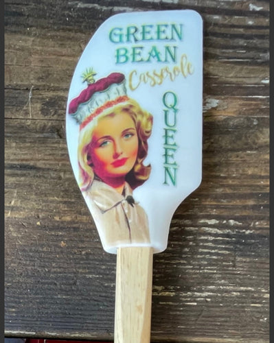 Green bean casserole queen silicone spatula