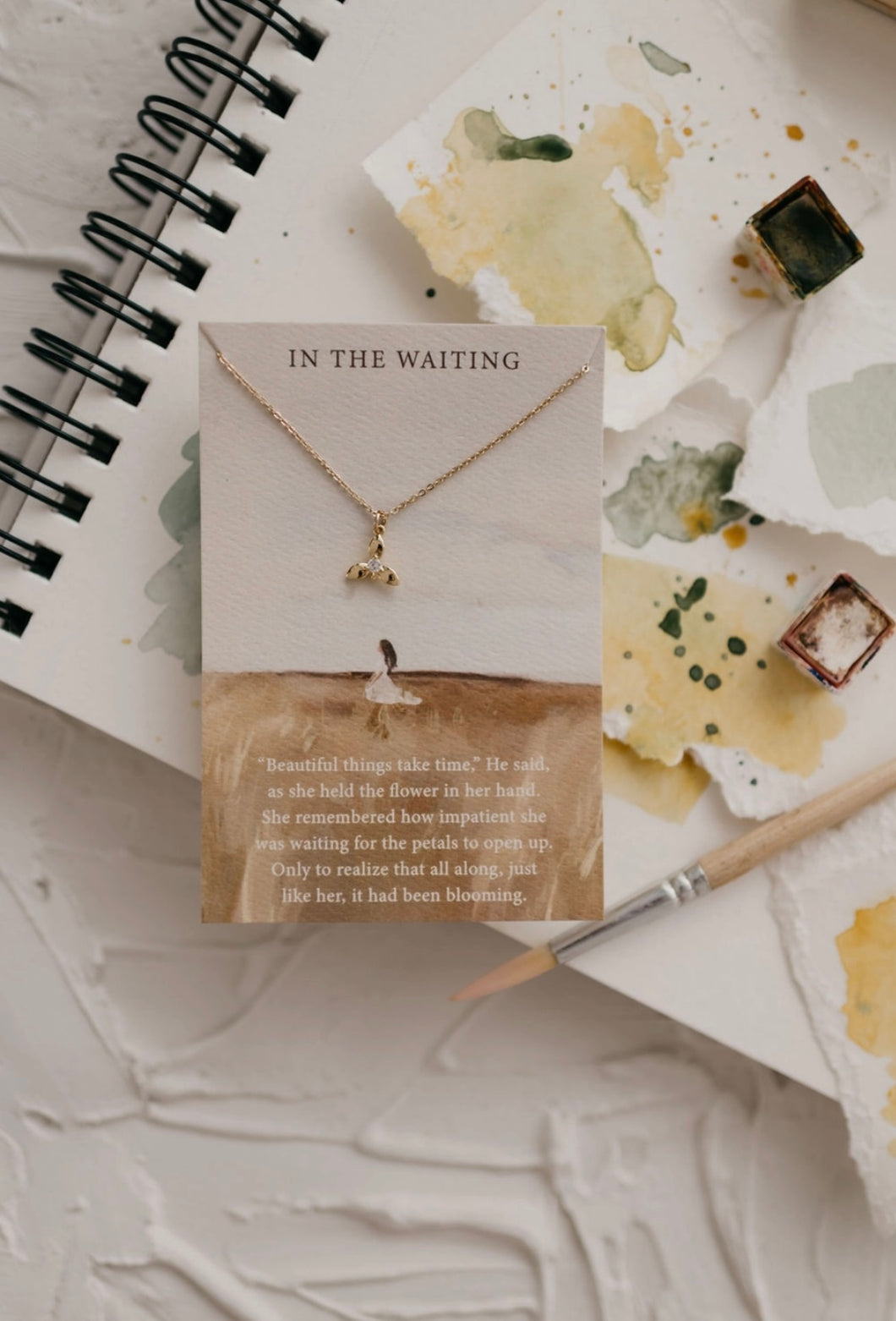 In the waiting necklace