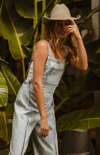 Load image into Gallery viewer, Washed Denim Jumpsuit