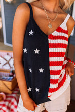 Load image into Gallery viewer, Stars and Stripes knitted tank