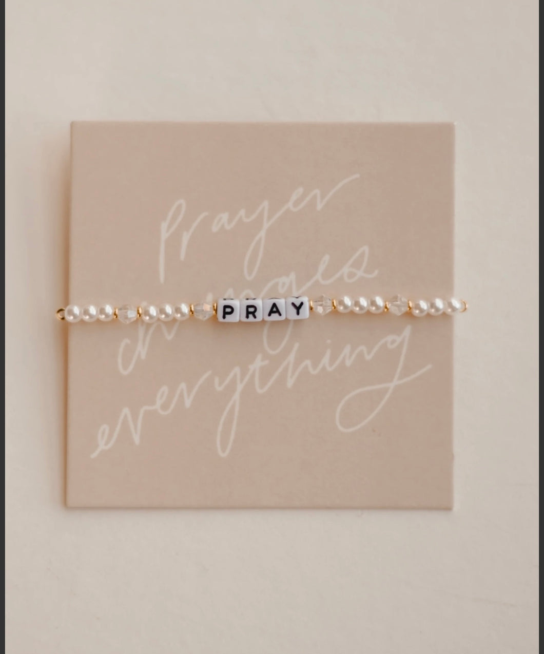 Pray bracelet