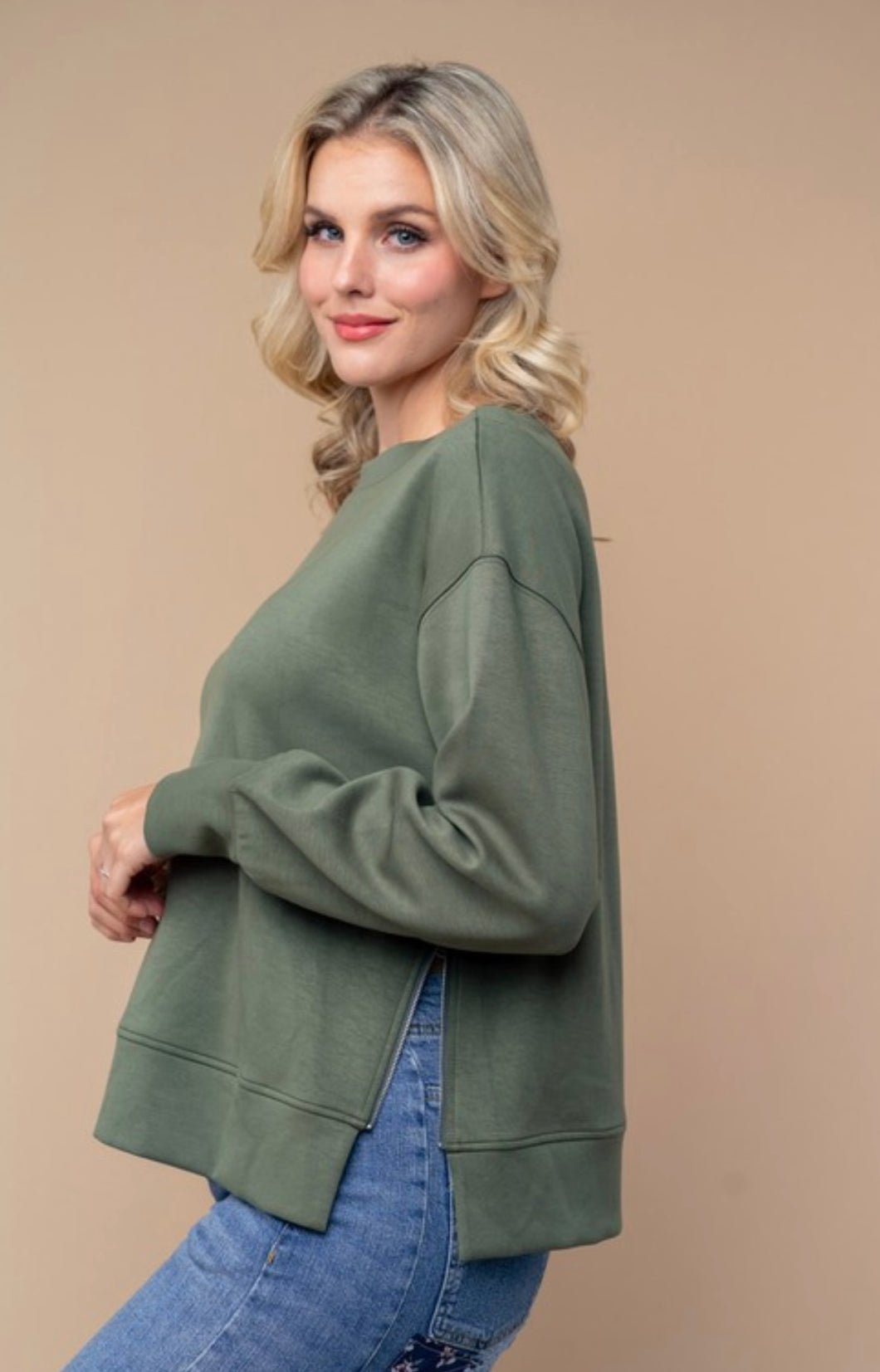 Side Zip Pullover
