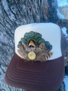 Feather Trucker Hat