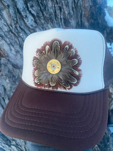 Feather Trucker Hat