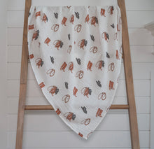 Load image into Gallery viewer, Life is better in boots muslin swaddle