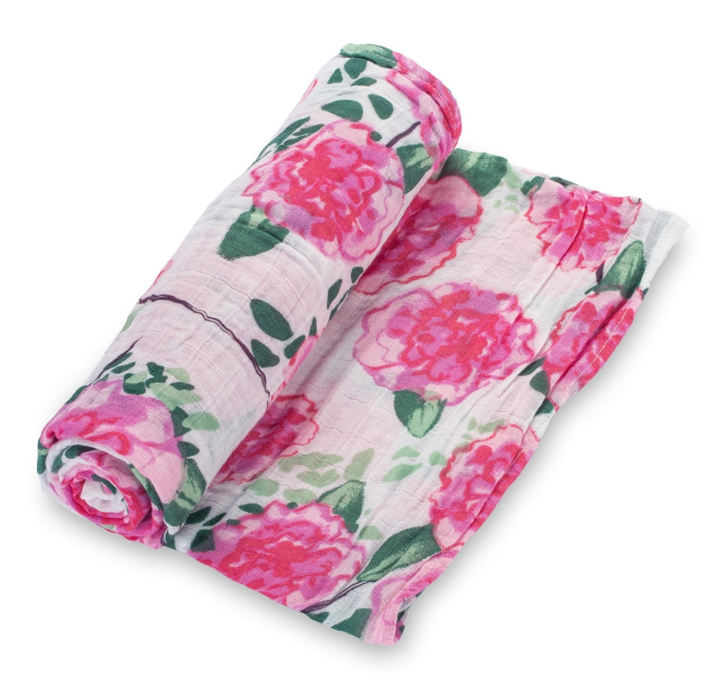 Full Bloom muslin swaddle